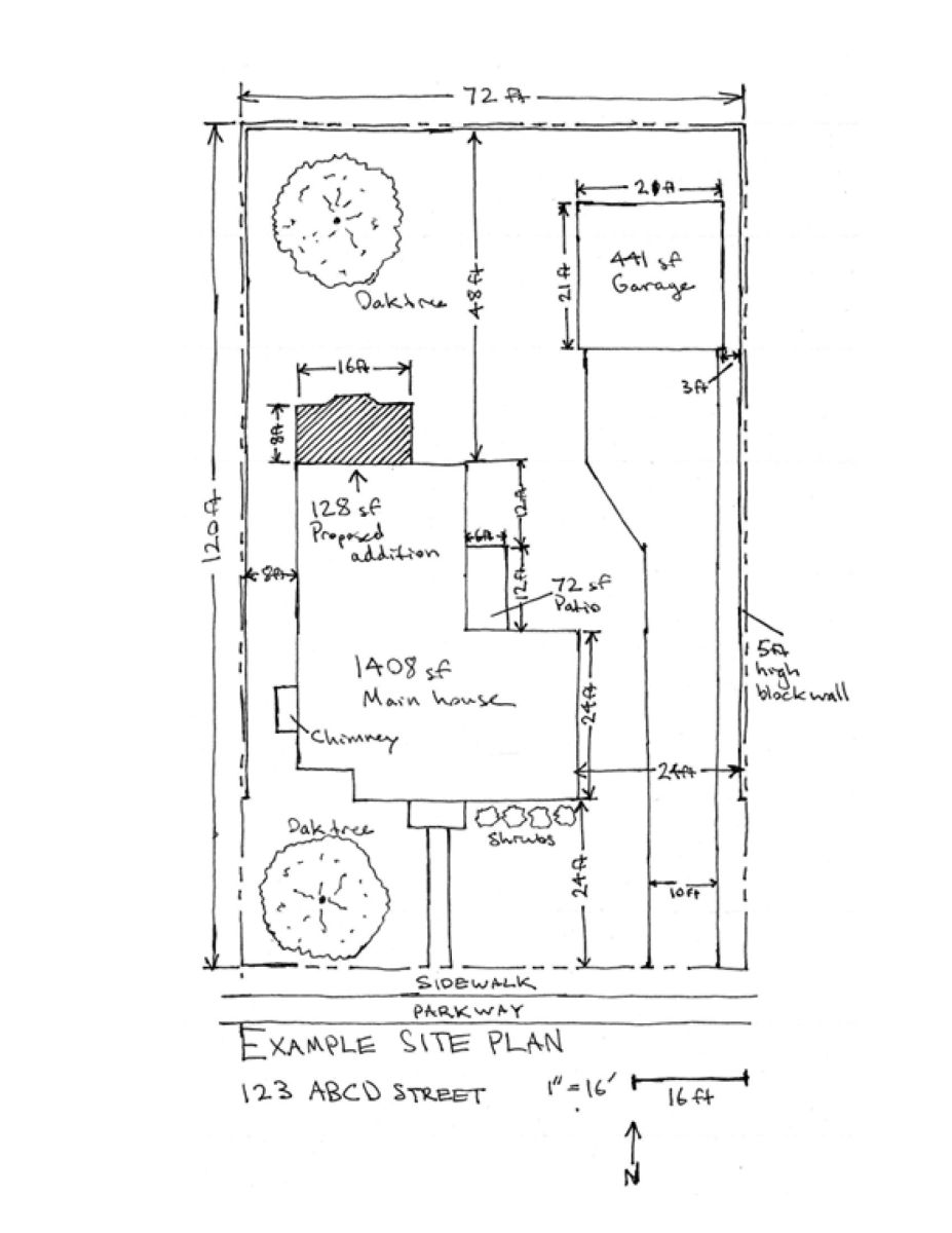 Site Map layout example
