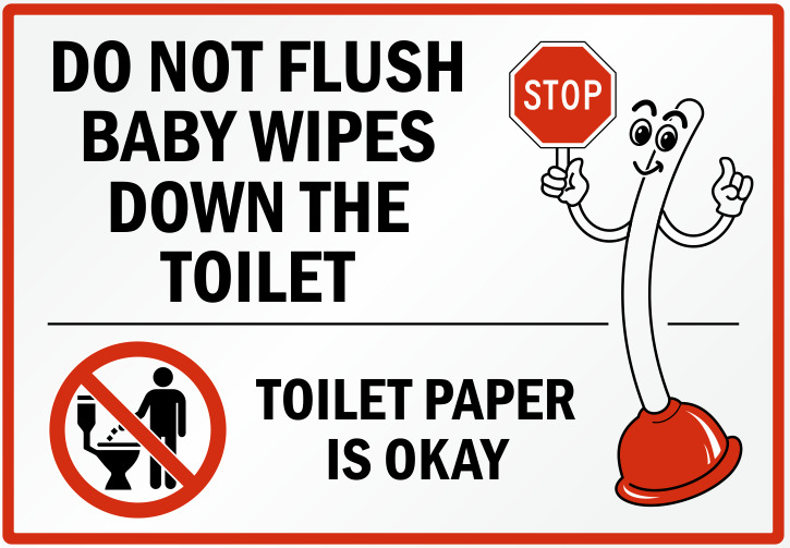 Do Not Flush Baby Wipes