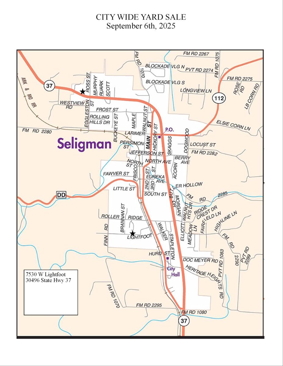 yard sale map